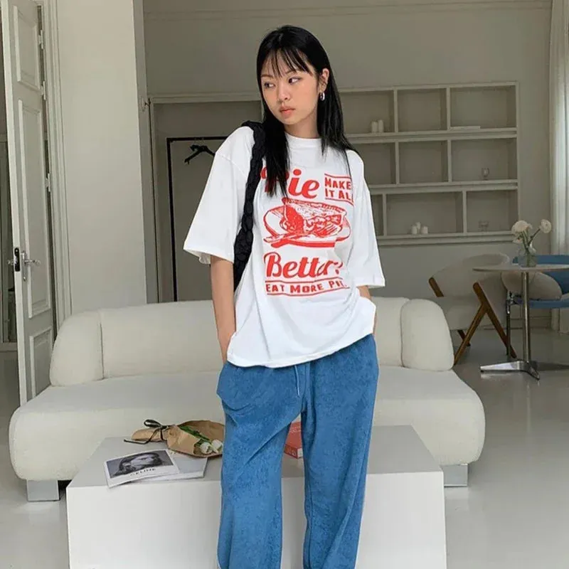 Pie Printed Stylish Graphic Tee
