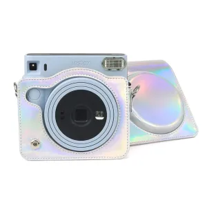 Pikxi Holographic Case with Sling Bag Type Strap for FUJIFILM Instax Square SQ1 Instant Film Camera