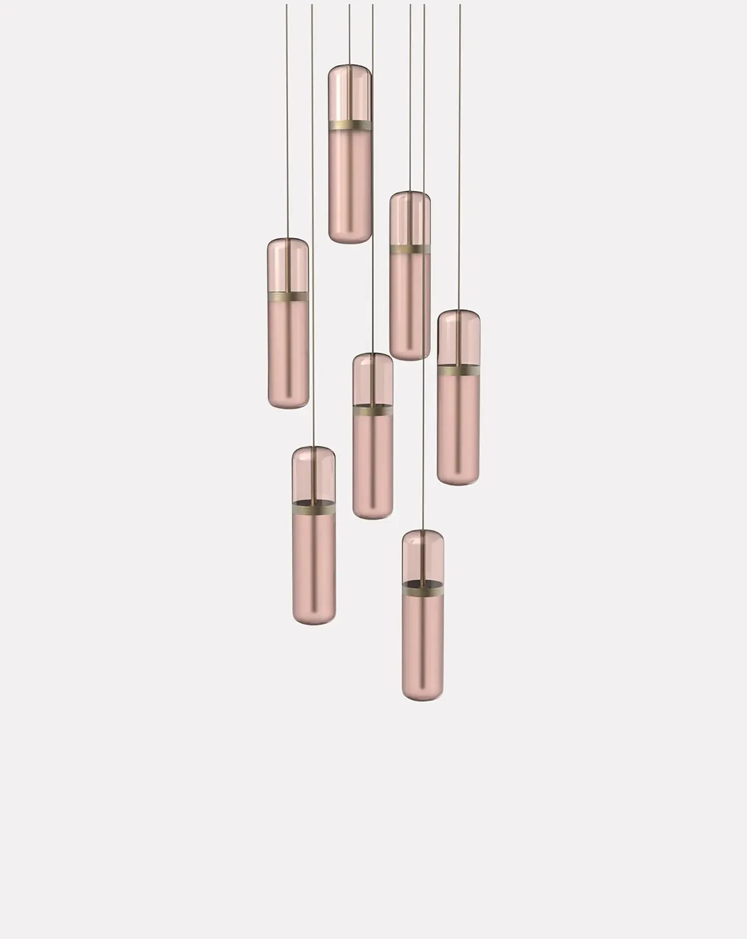 Pill Pink Cluster Pendant