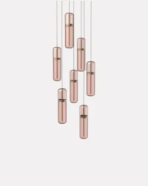 Pill Pink Cluster Pendant