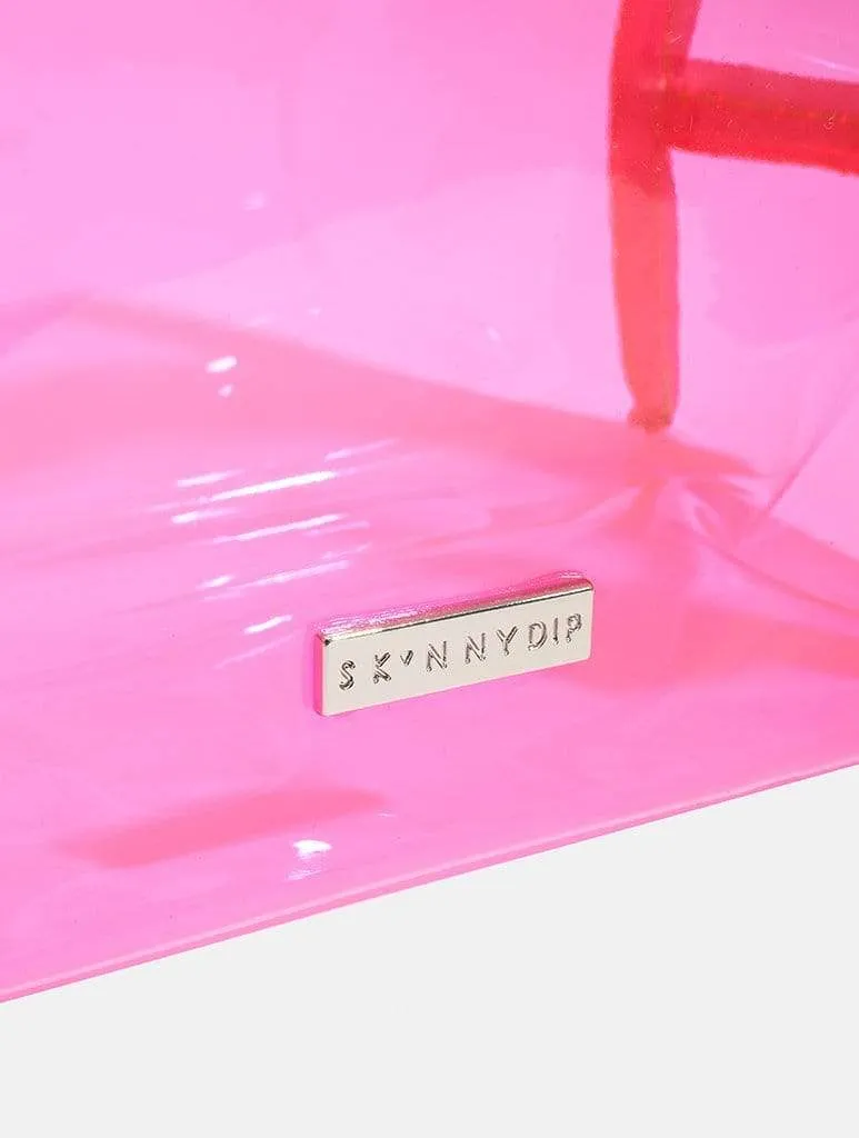 Pink Neon Makeup Bag