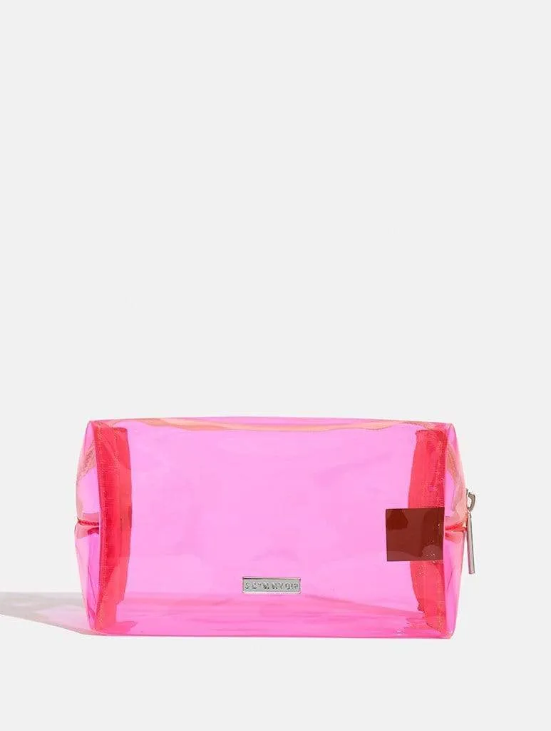 Pink Neon Makeup Bag