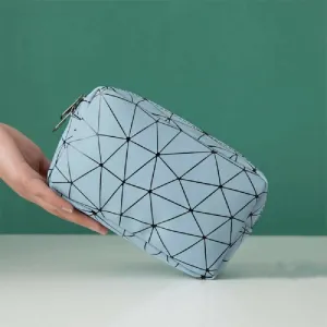 Portable Travel Toiletry Bag Large Capacity Cosmetic Storage Bag (Sky Blue)