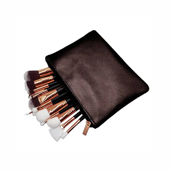 Professional Make-Up Brush Set Black/Gold