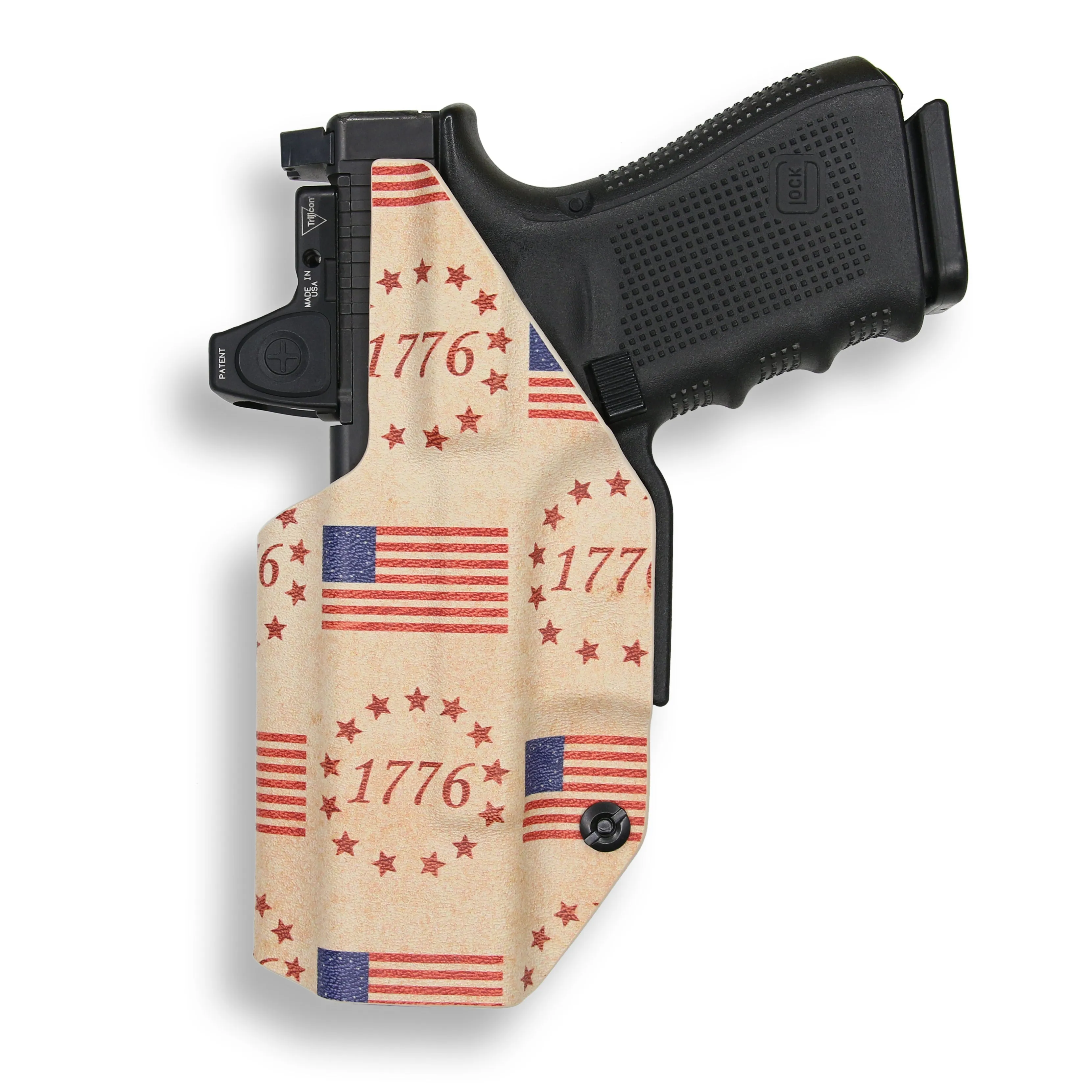 PSA Dagger Compact with Olight Baldr S Light Red Dot Optic Cut IWB Holster