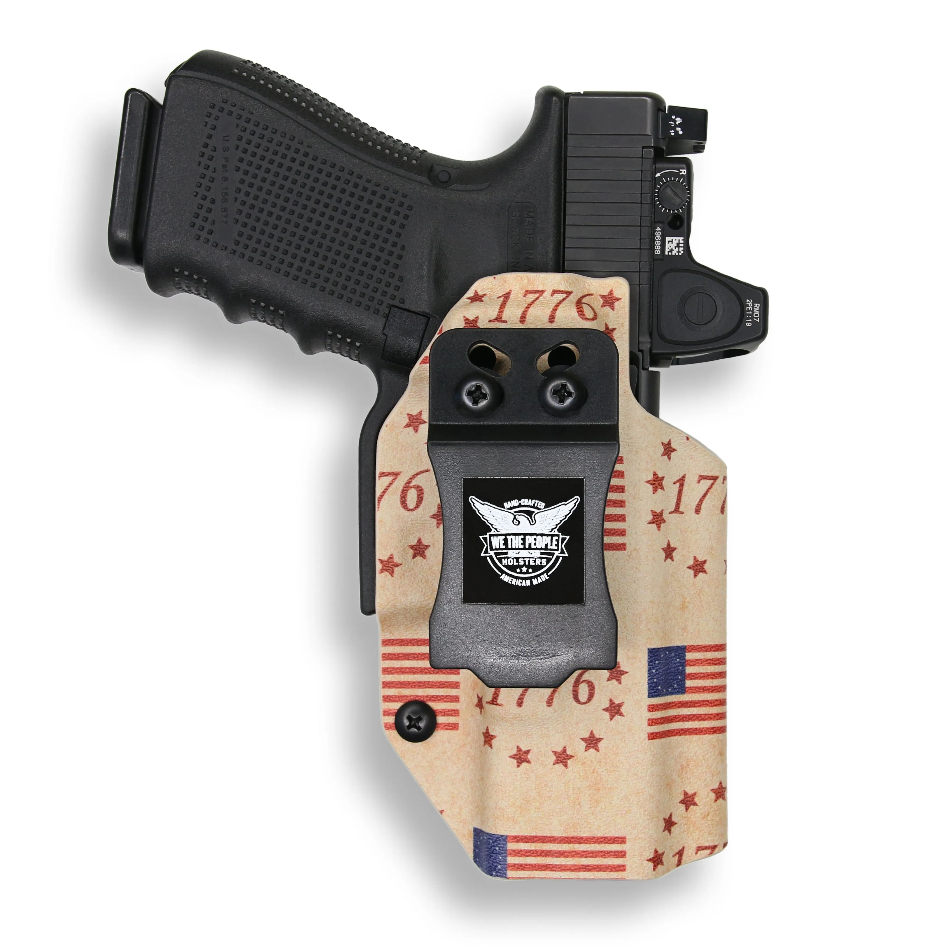 PSA Dagger Compact with Olight Baldr S Light Red Dot Optic Cut IWB Holster