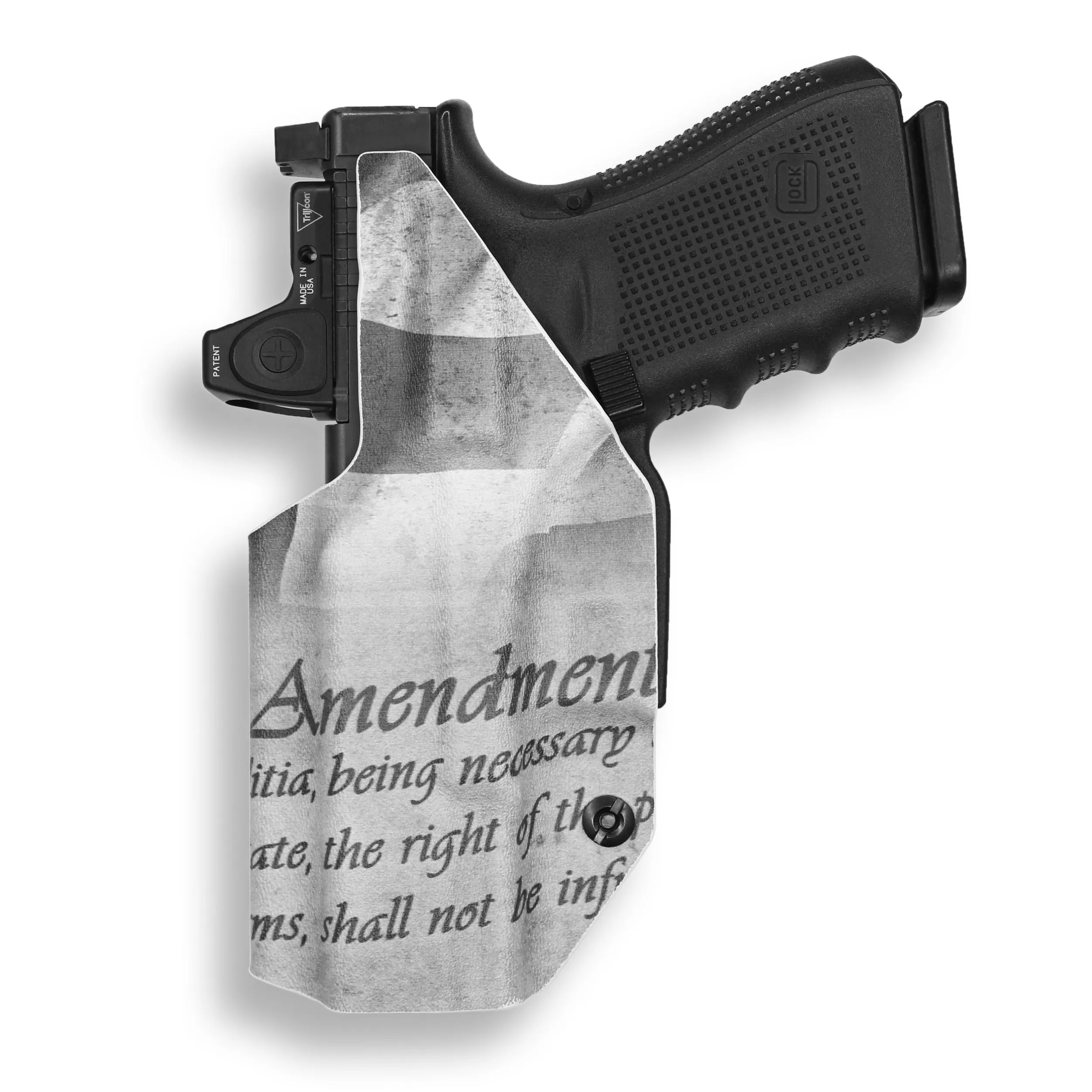 PSA Dagger Compact with Olight Baldr S Light Red Dot Optic Cut IWB Holster