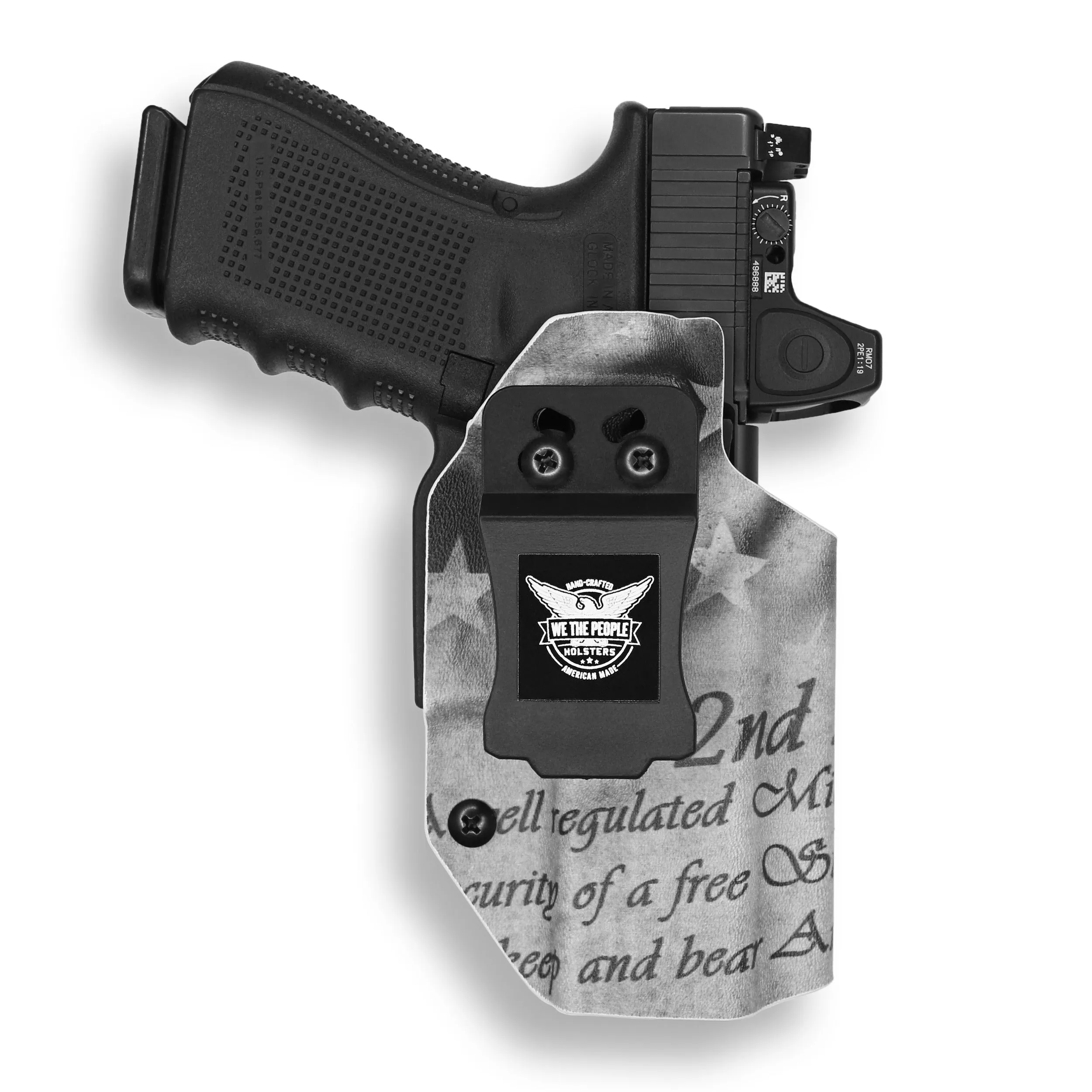 PSA Dagger Compact with Olight Baldr S Light Red Dot Optic Cut IWB Holster