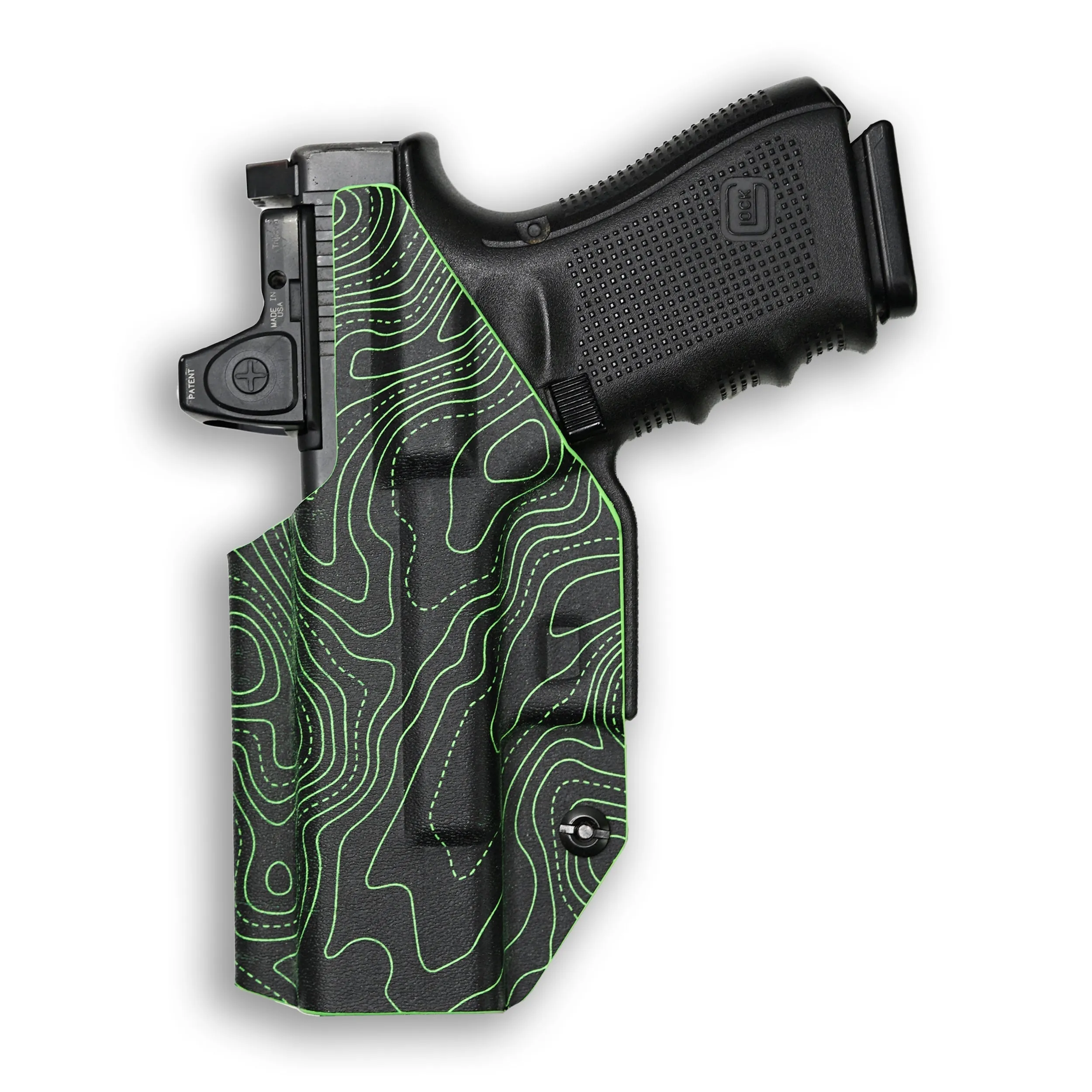 PSA Dagger Compact with Olight Baldr S Light Red Dot Optic Cut IWB Holster
