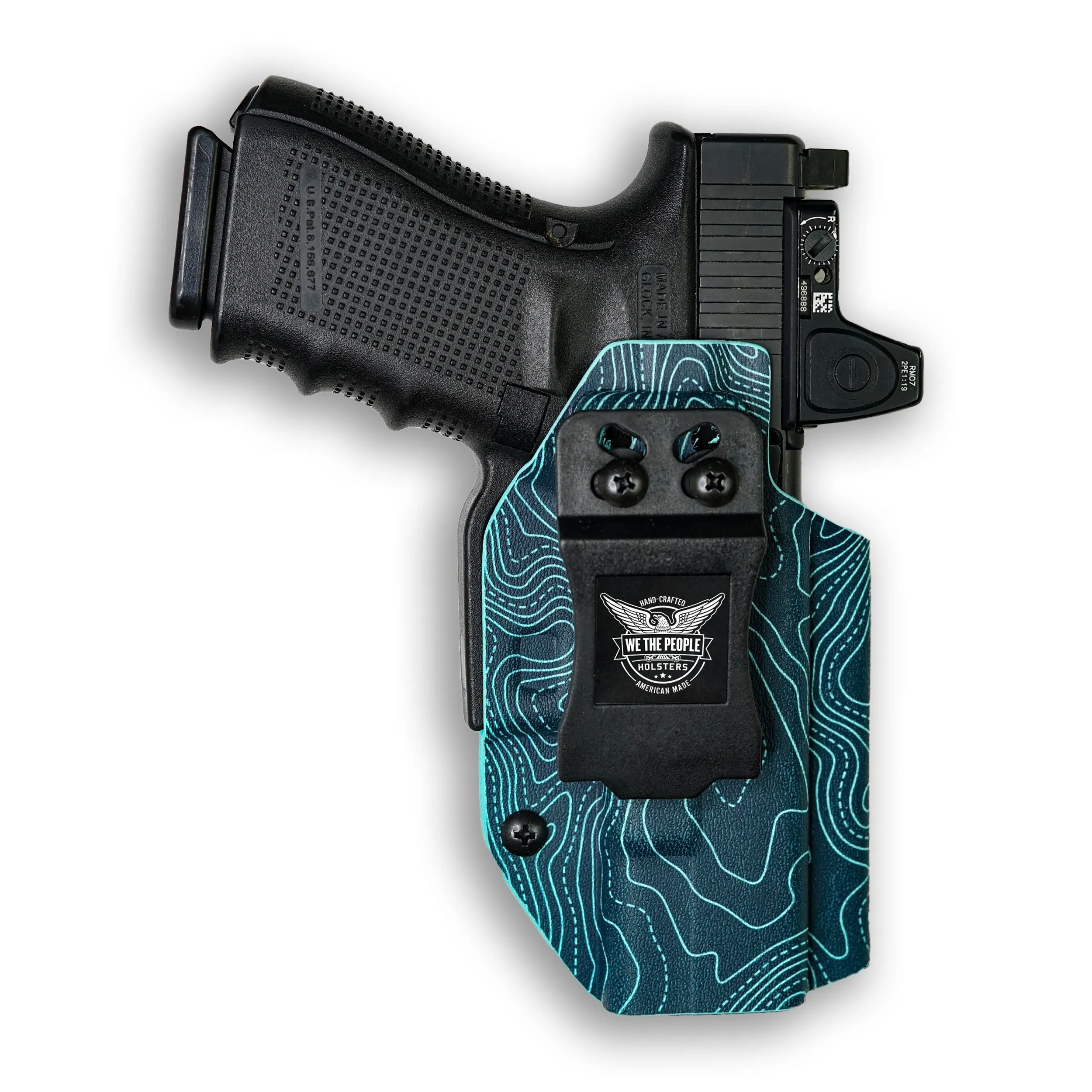 PSA Dagger Compact with Olight Baldr S Light Red Dot Optic Cut IWB Holster