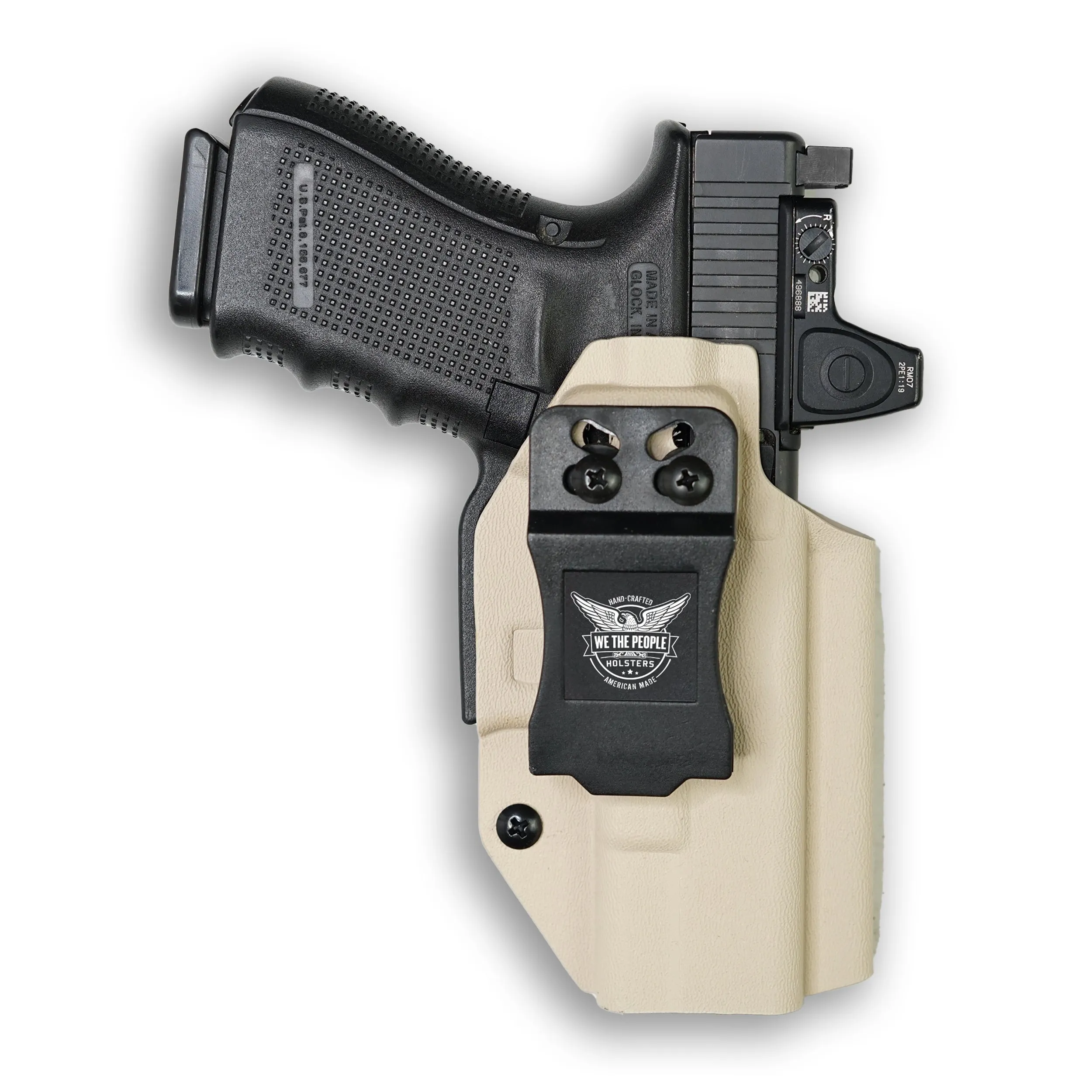 PSA Dagger Compact with Olight Baldr S Light Red Dot Optic Cut IWB Holster