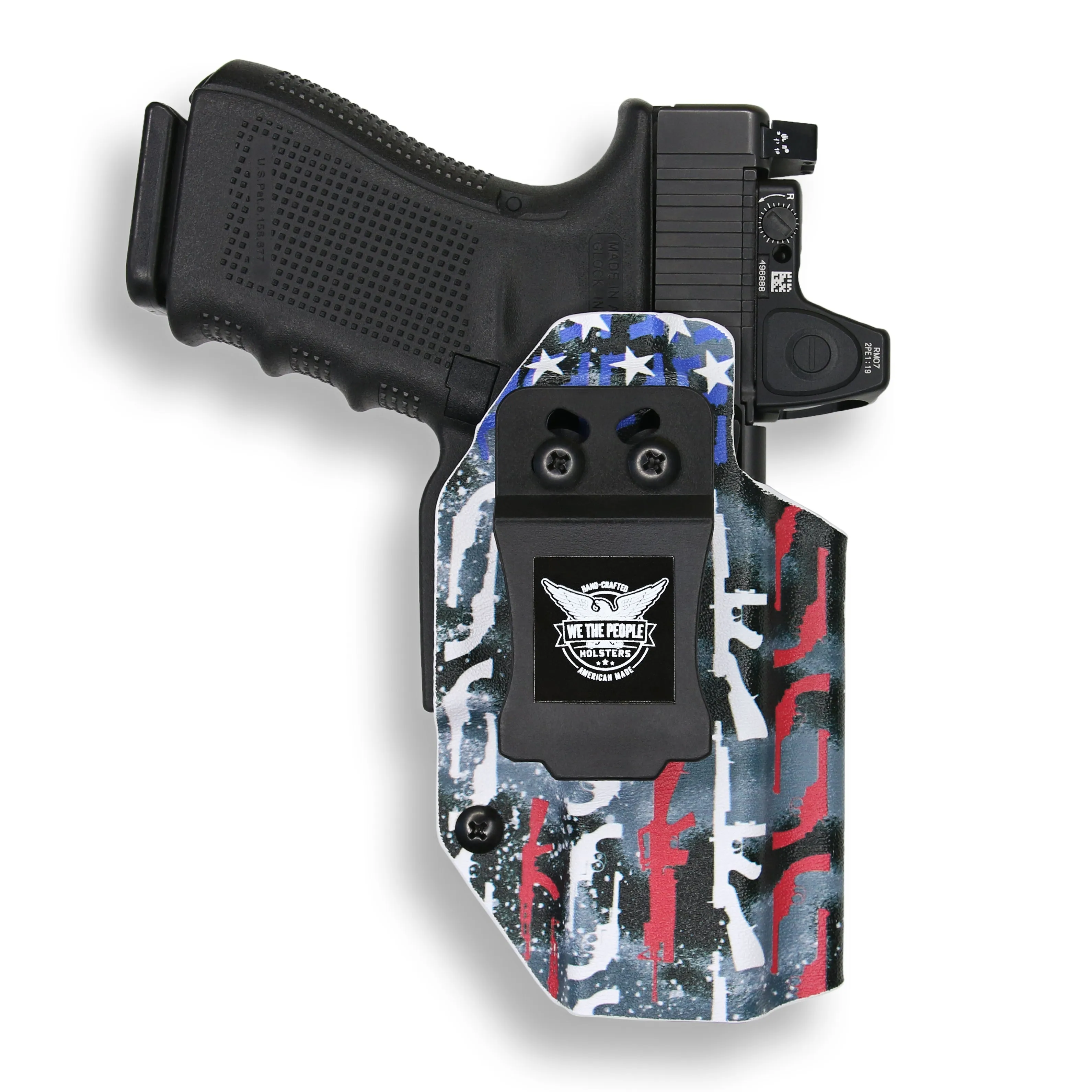 PSA Dagger Compact with Olight Baldr S Light Red Dot Optic Cut IWB Holster