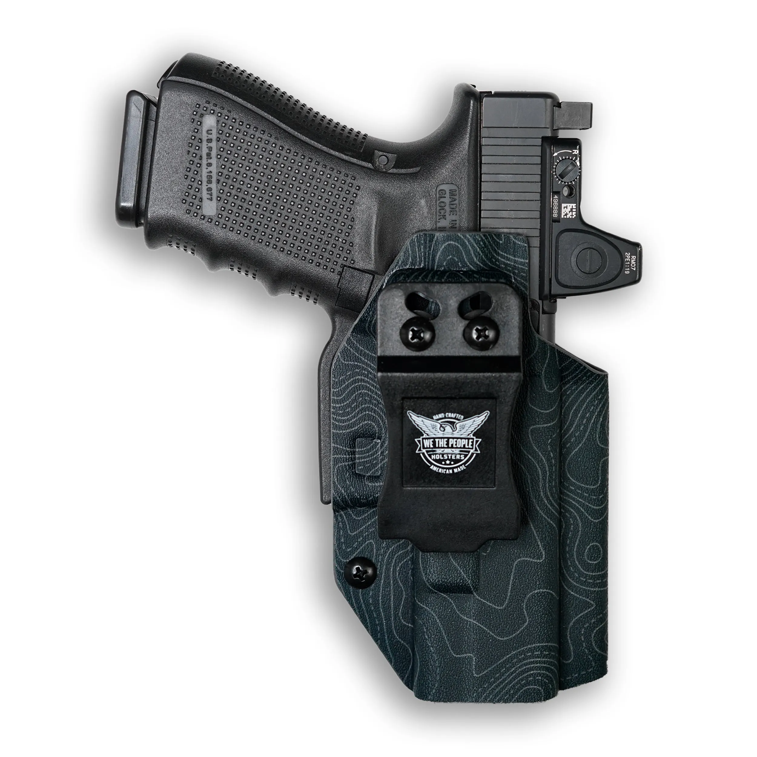 PSA Dagger Compact with Olight Baldr S Light Red Dot Optic Cut IWB Holster