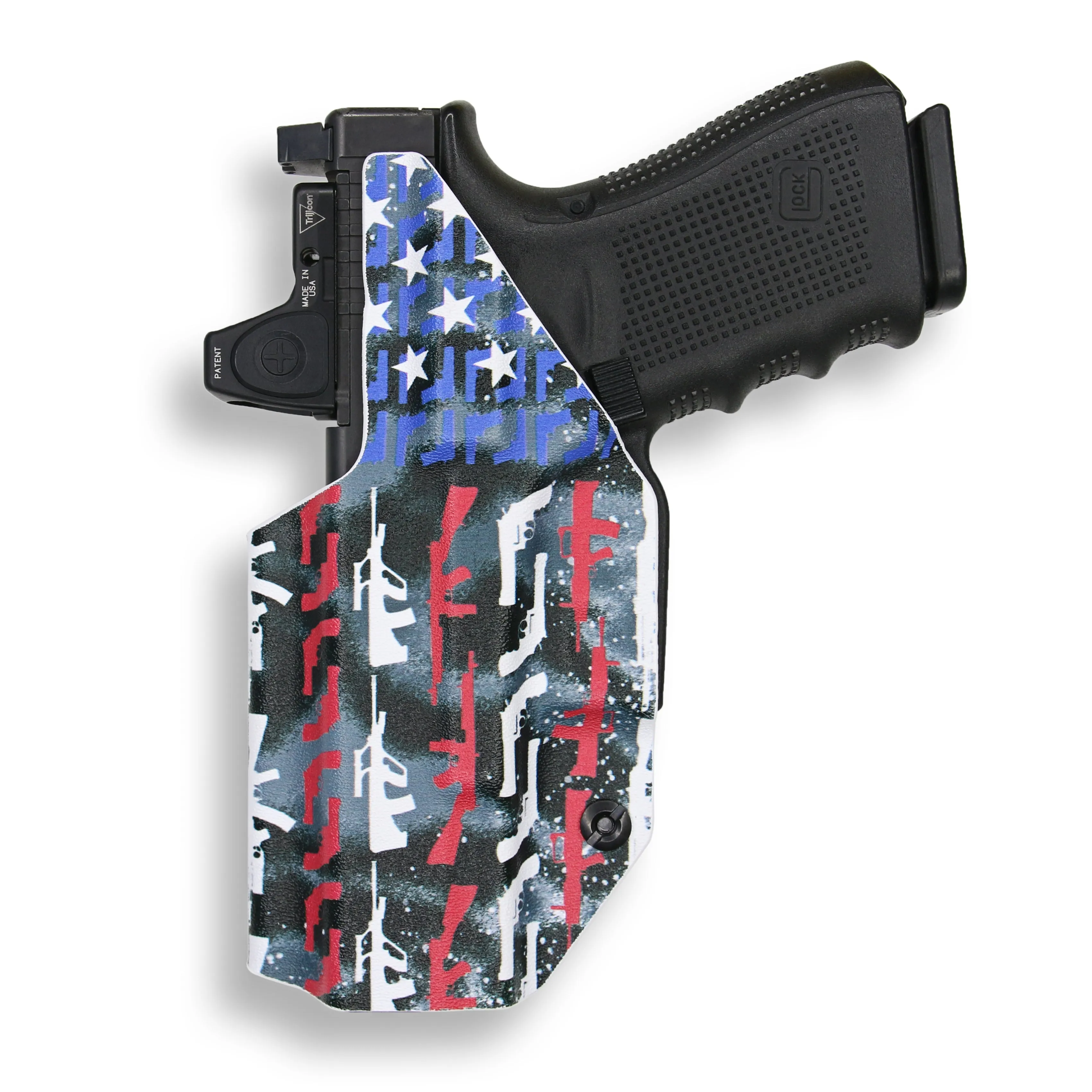 PSA Dagger Compact with Olight Baldr S Light Red Dot Optic Cut IWB Holster