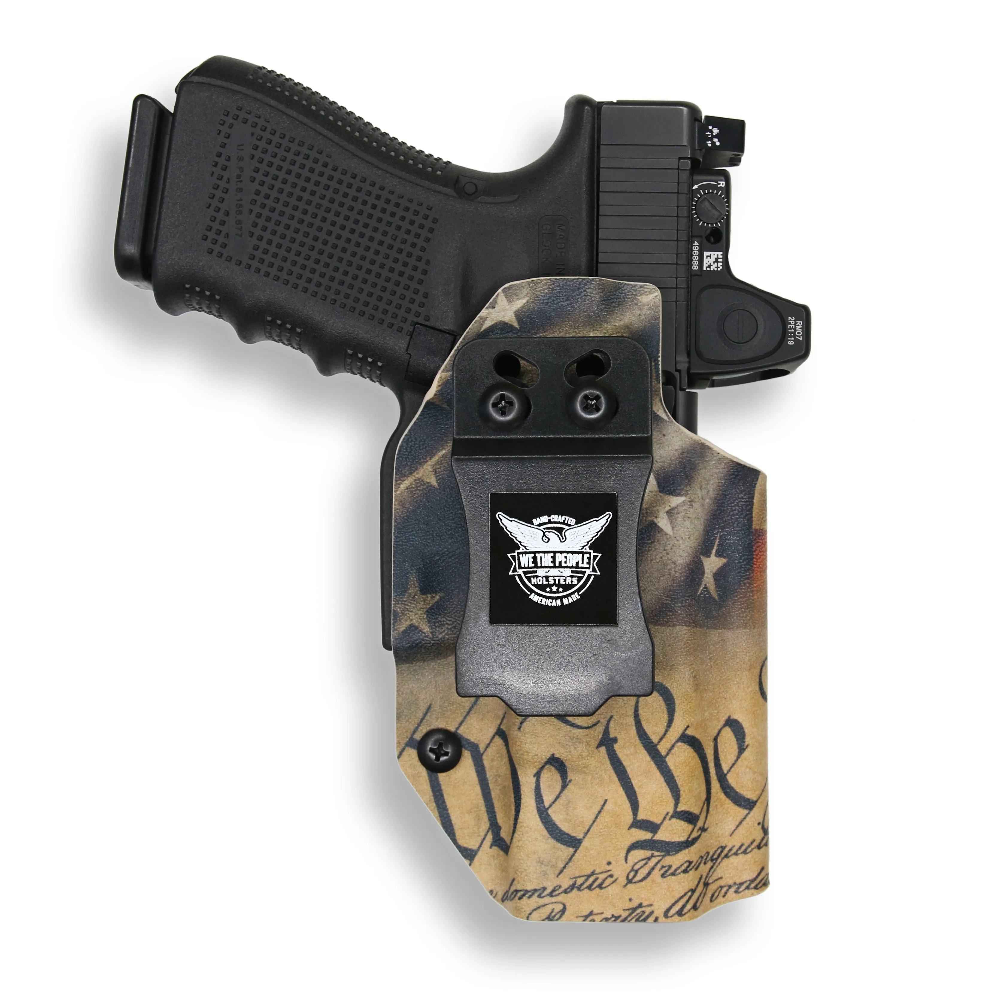 PSA Dagger Compact with Olight Baldr S Light Red Dot Optic Cut IWB Holster