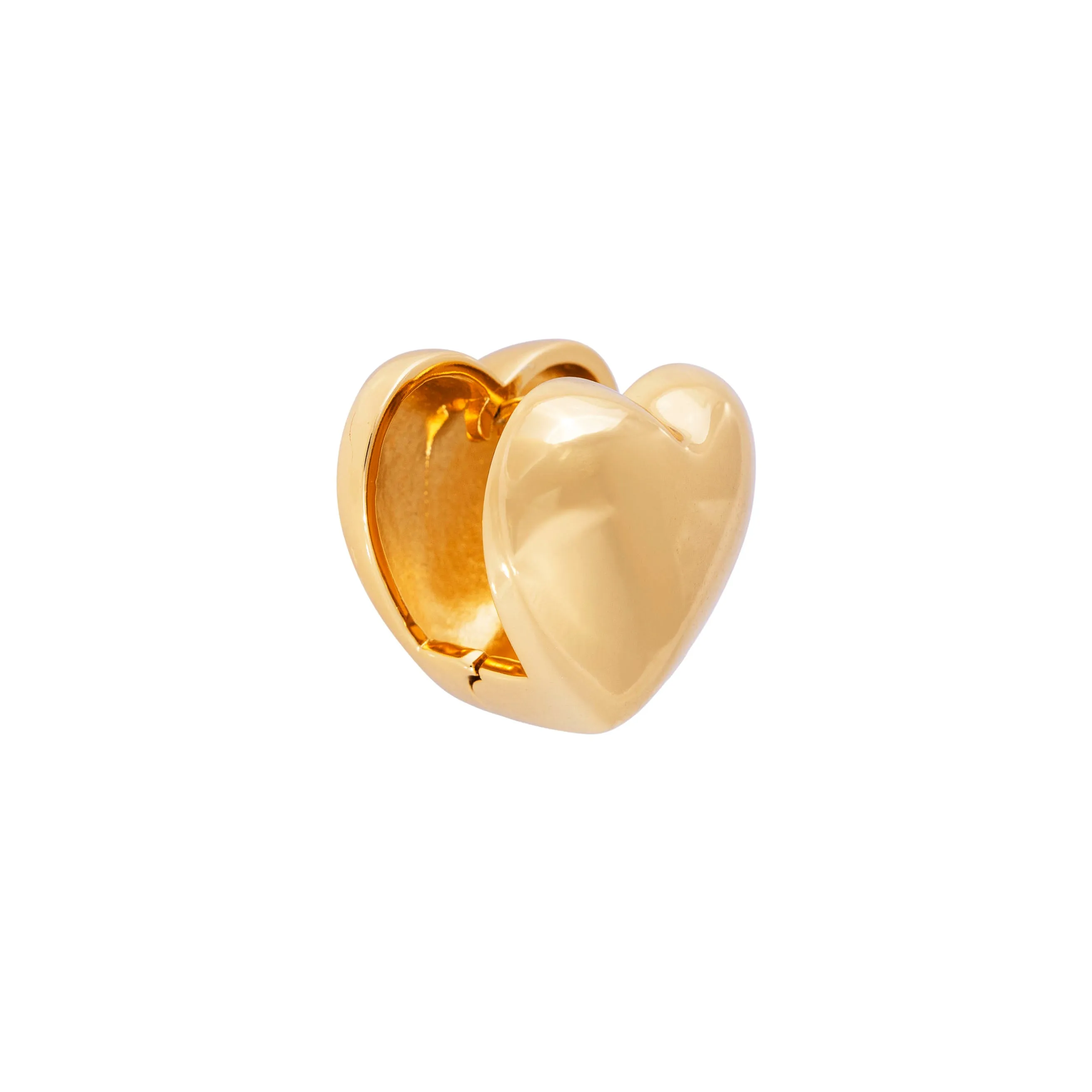 PUFFED HEART EARRINGS