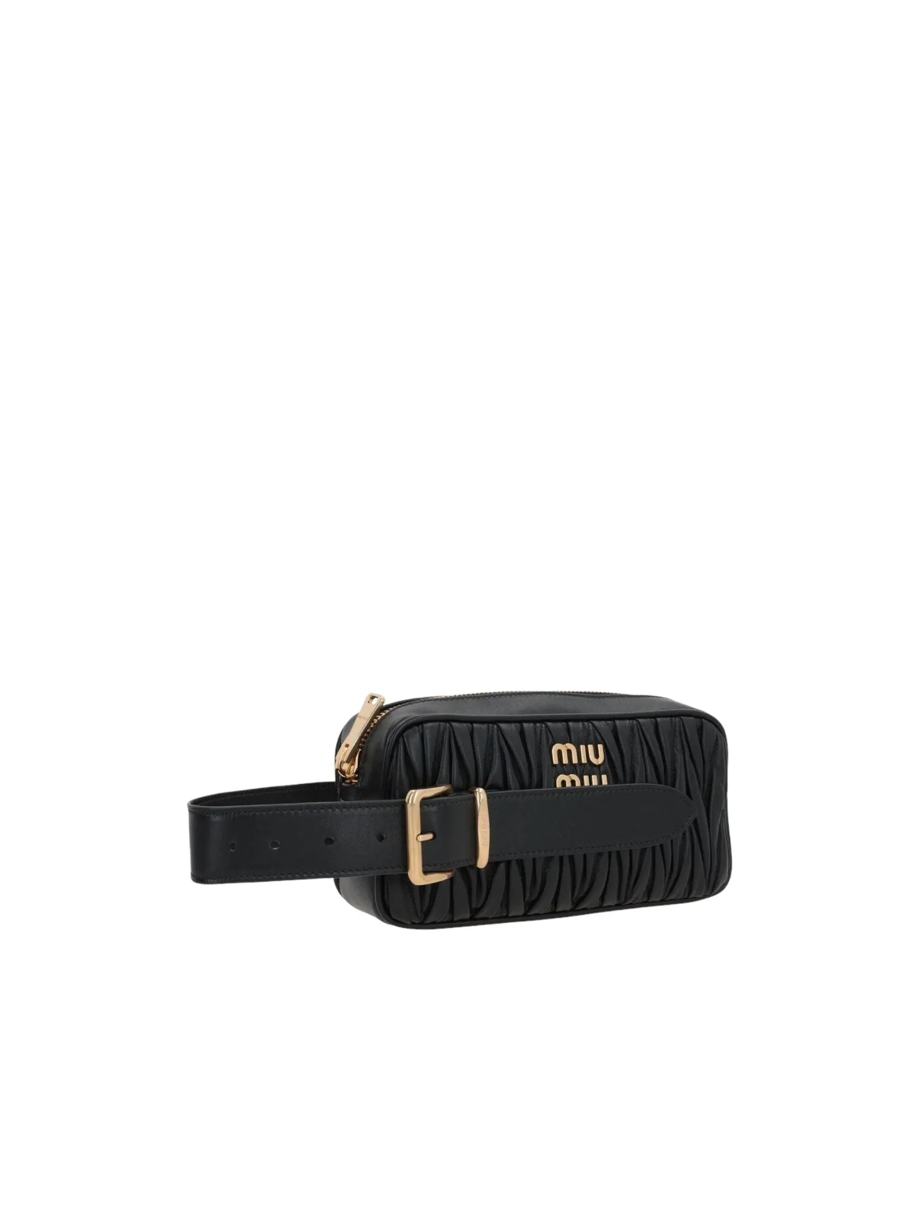 Quilted Nappa Leather Clutch Bag