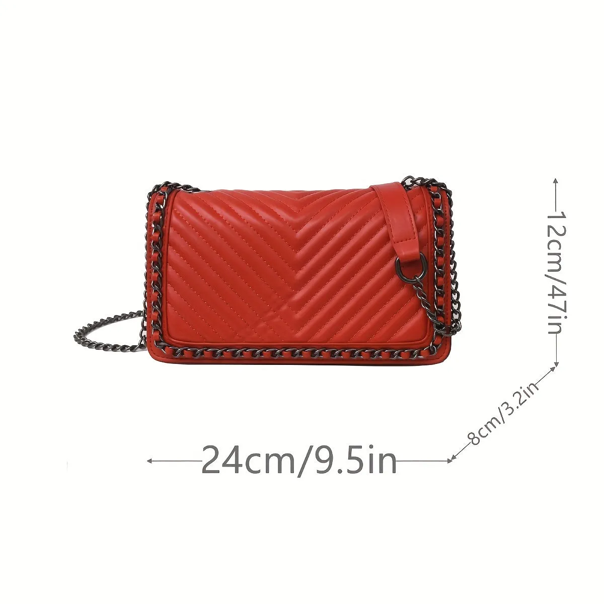 Quilted Square Purse Casual houlder Bag For Women