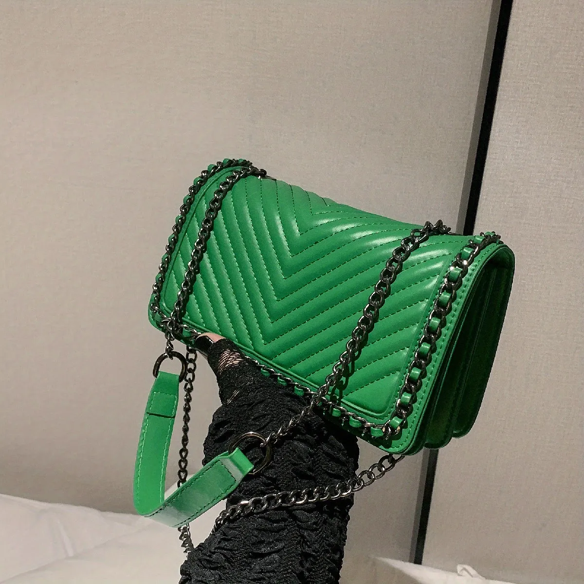 Quilted Square Purse Casual houlder Bag For Women