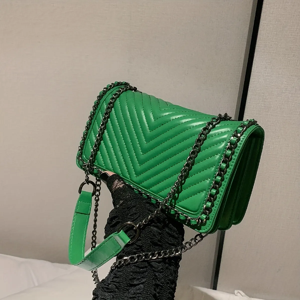 Quilted Square Purse Casual houlder Bag For Women