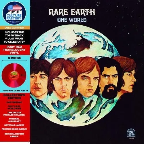 Rare Earth - One World [Red Vinyl]  (New Vinyl LP)