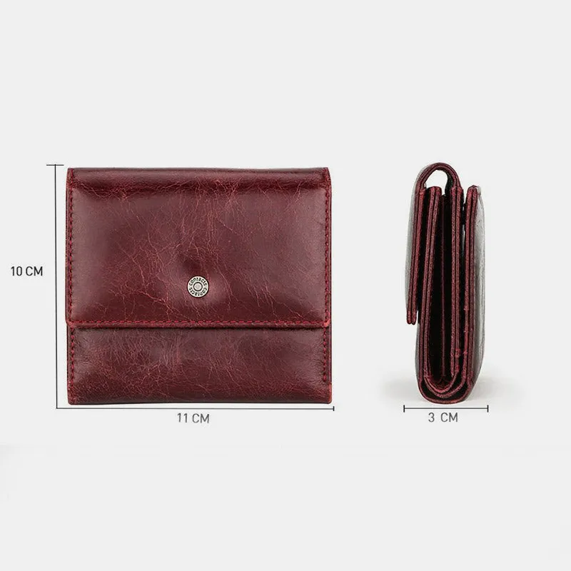 RFID Anti-Theft Genuine Leather Wallet