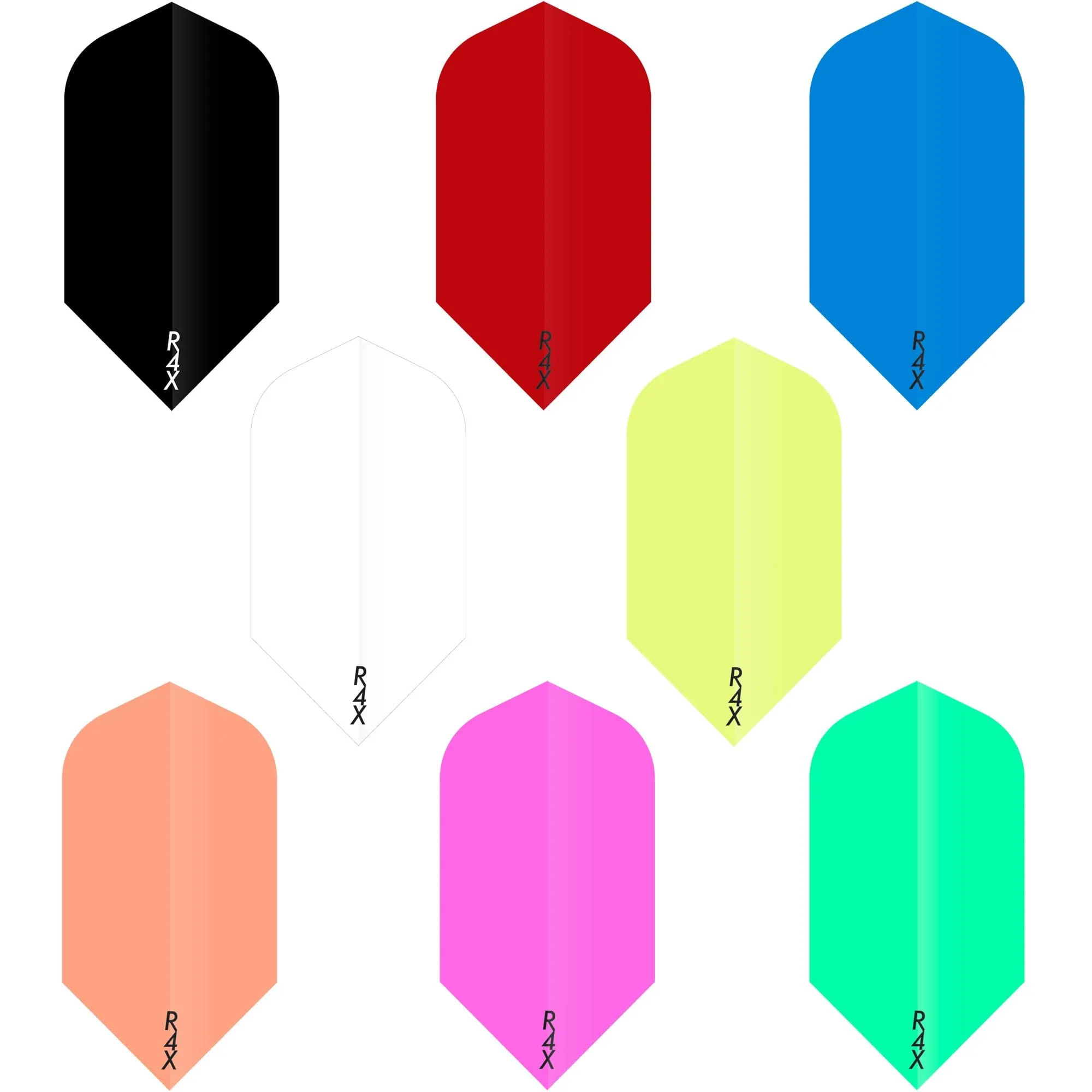 *Ruthless R4X - Solid - Dart Flights - 100 Micron - Slim