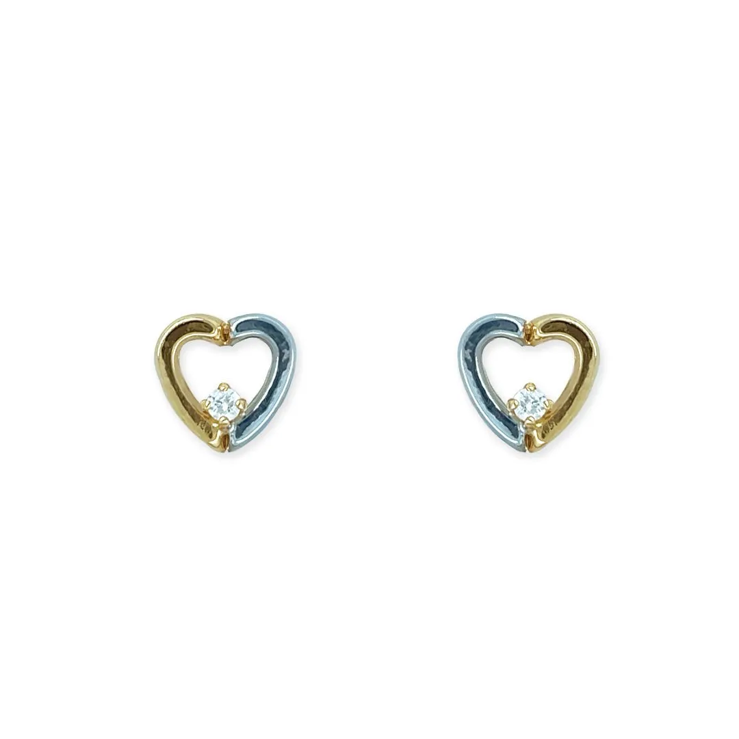 Set of Necklace & Earrings Heart Shaped Set