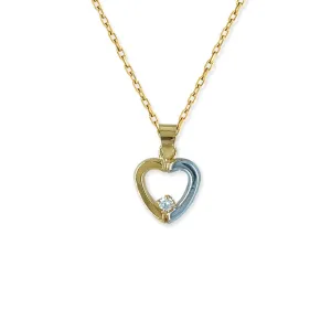 Set of Necklace & Earrings Heart Shaped Set