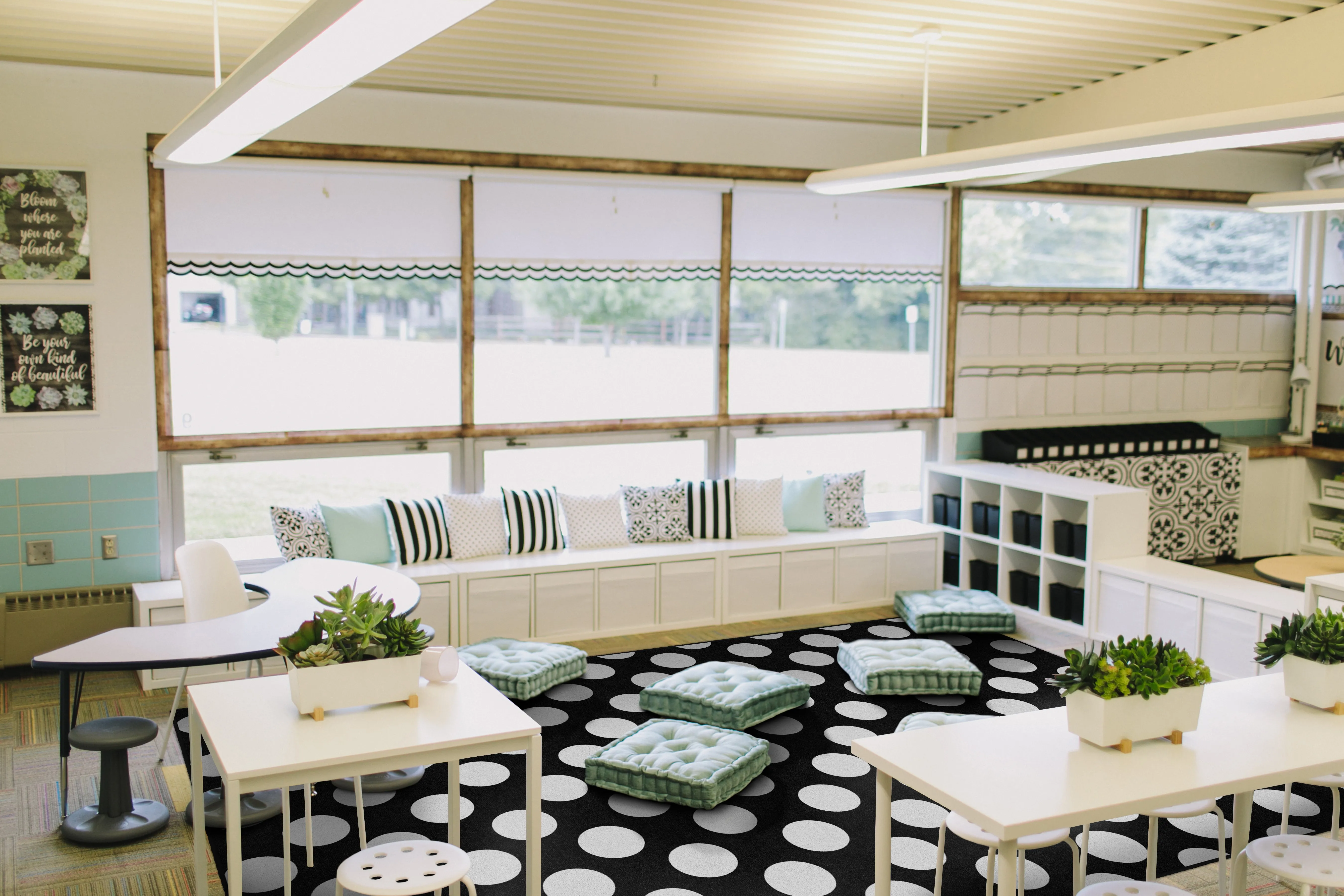 Simply Stylish Black & White Polka Dot