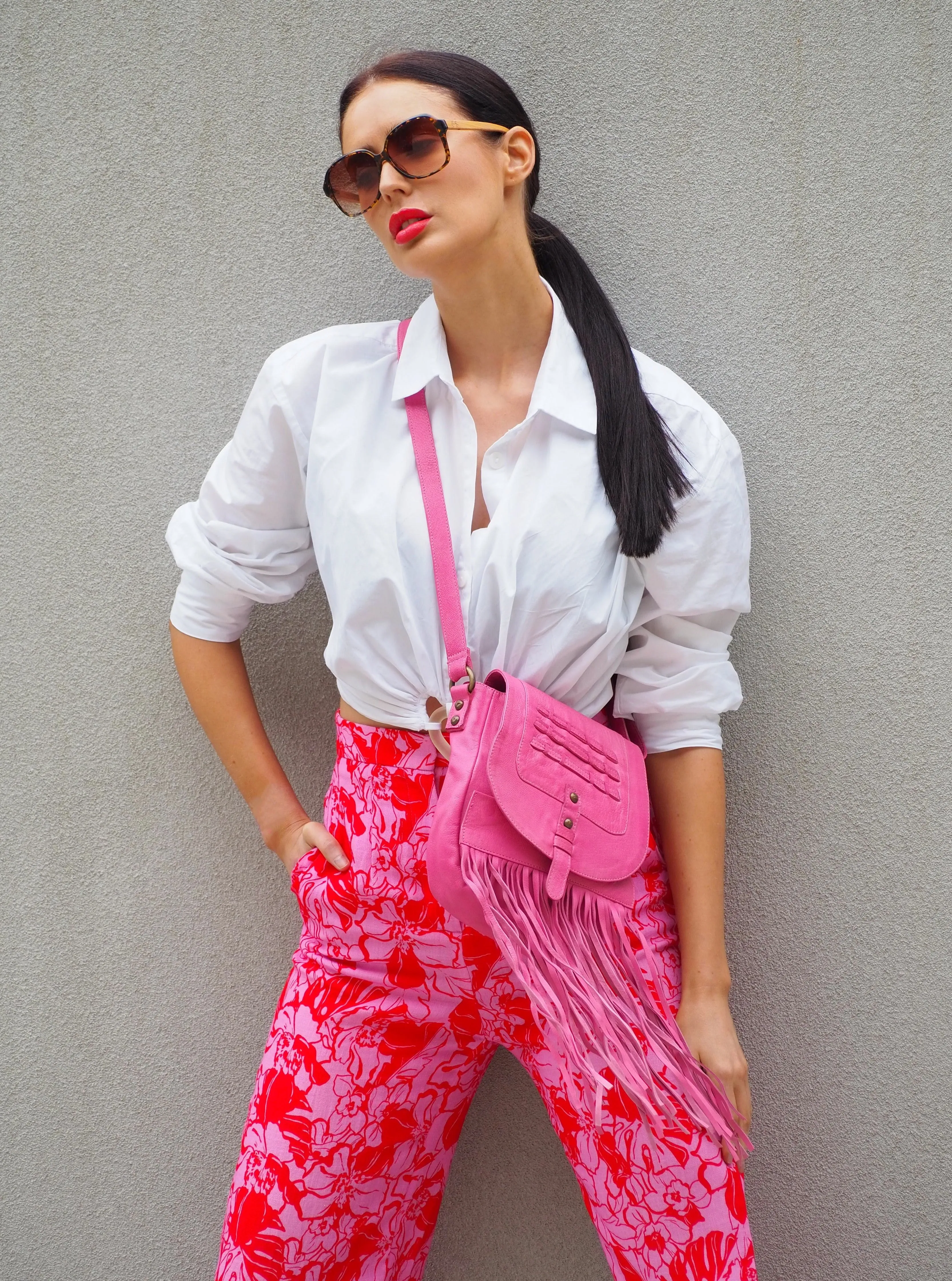 Sky Crossbody | Fuchsia