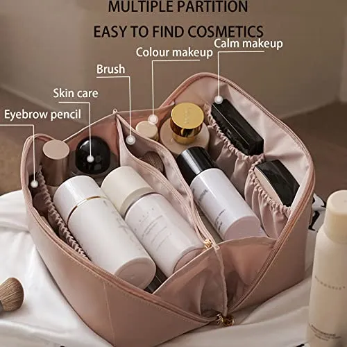 SLIFOUE Large-Capacity Travel Cosmetic, Makeup Bag