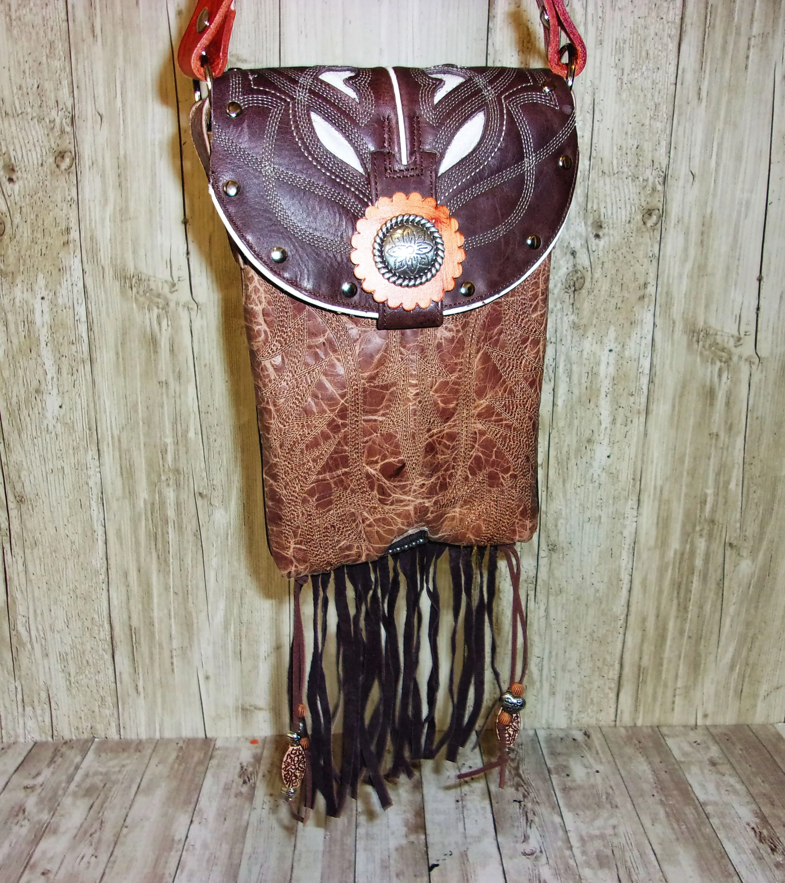 Small Concealed Carry Purse with Fringe CB113