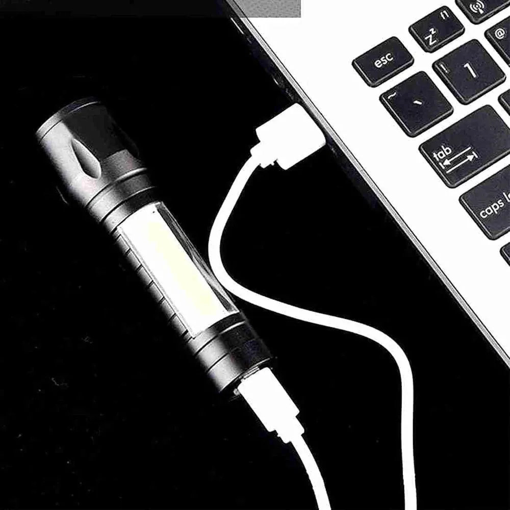 Small Sun Torch with Zoom Option Rechargeable 4 in 1