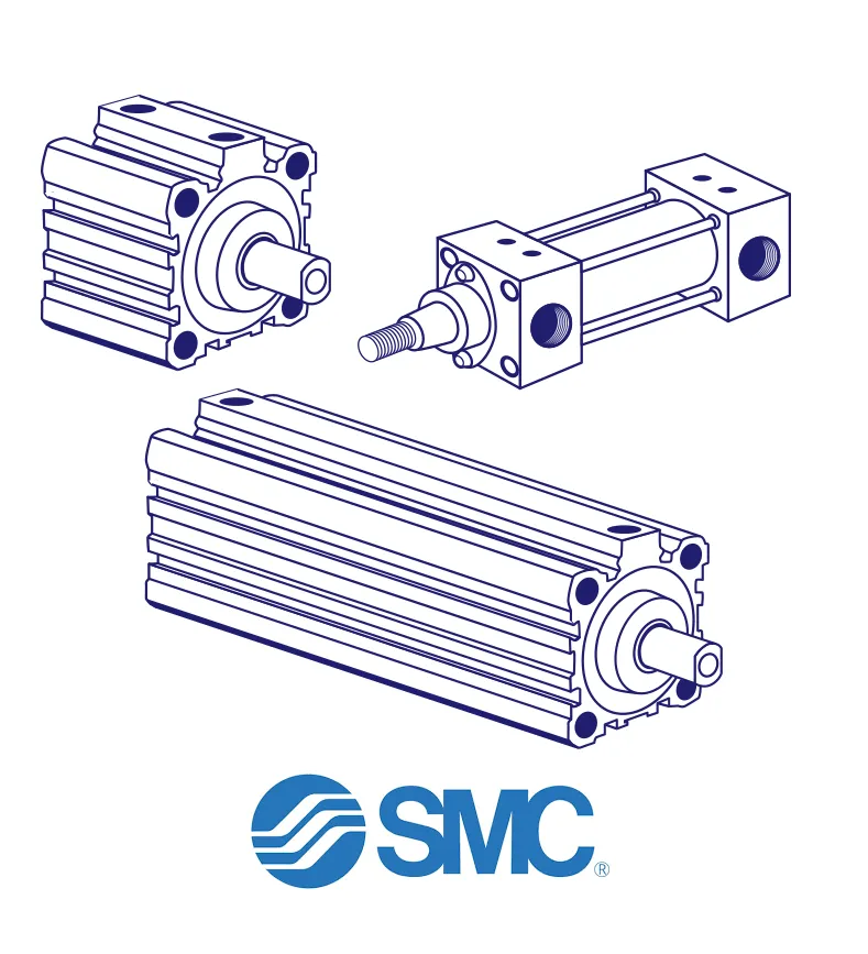 SMC CDQ2B32-10D-A93L Pneumatic Cylinder
