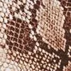 Snake-Print V-Neck Wrap Blouse