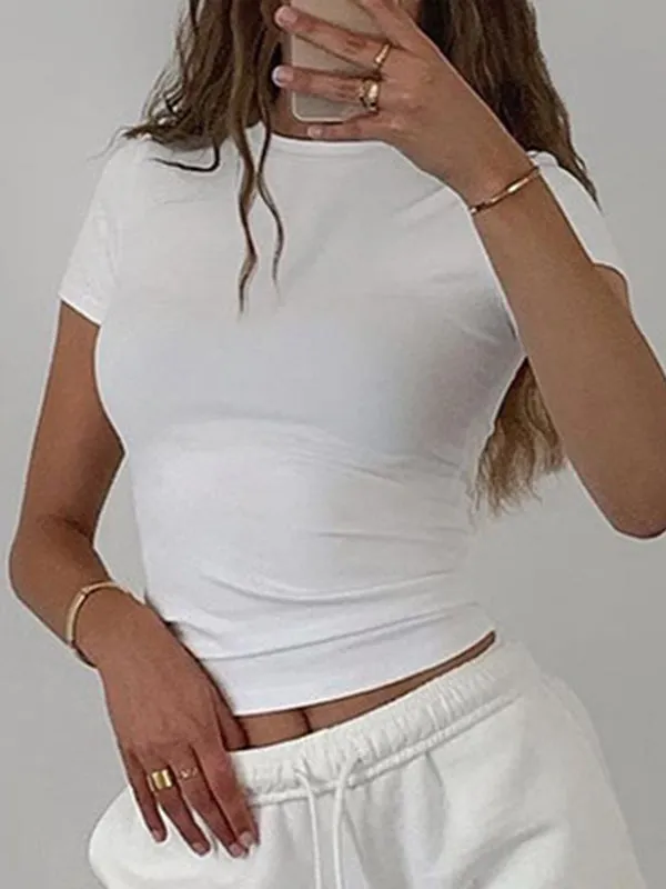 Solid Cold Graceful Shoulder Knit Sweater