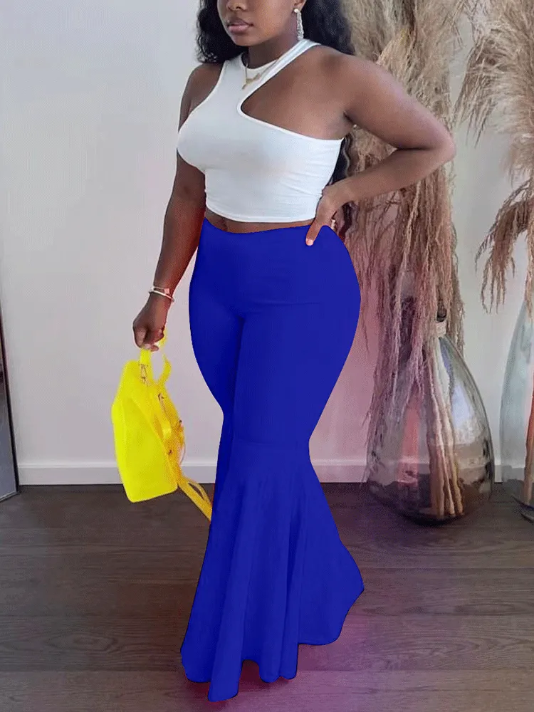 Solid Ruched Graceful Crop Tank Top