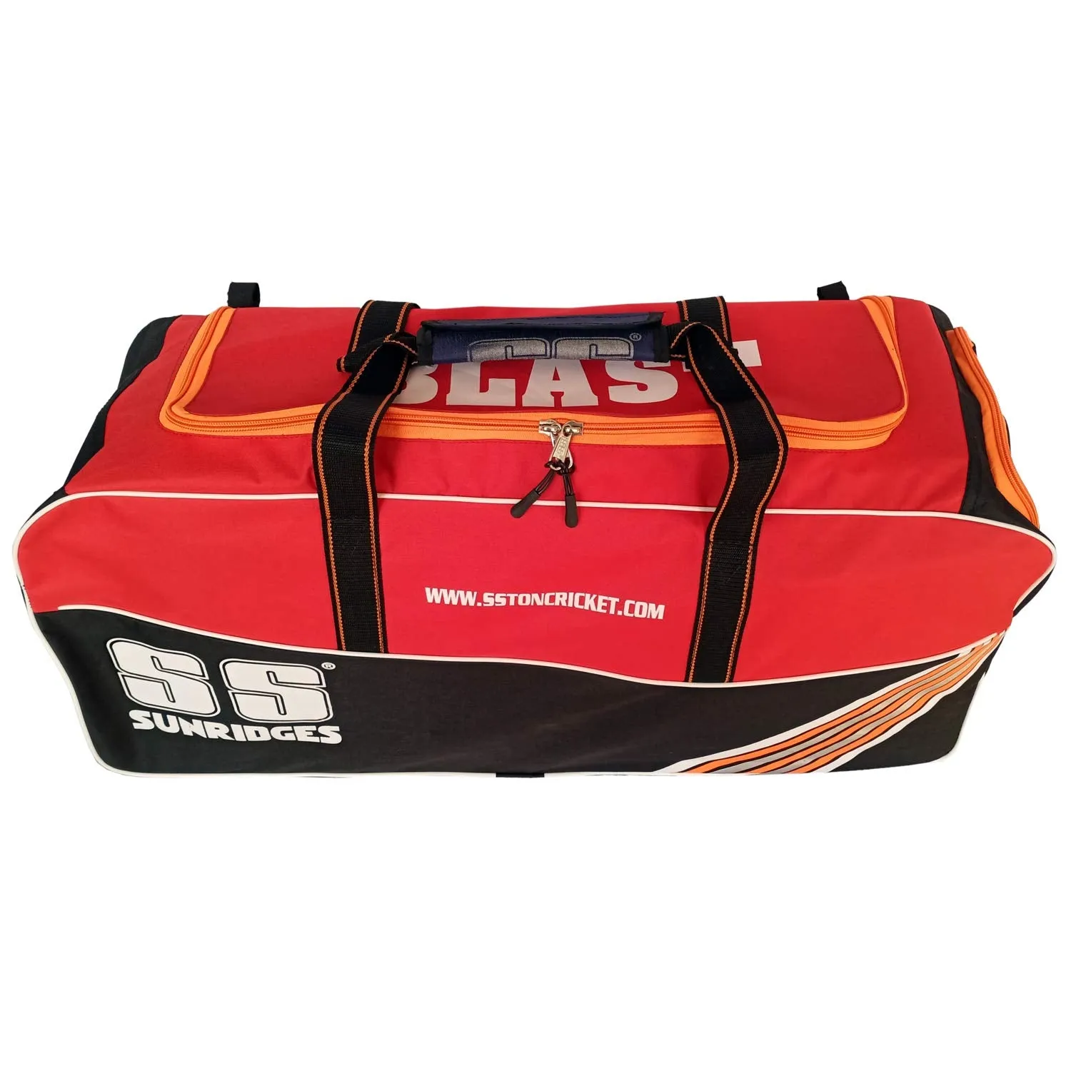 SS Blast Cricket Kit Bag with Wheels - Red/Black