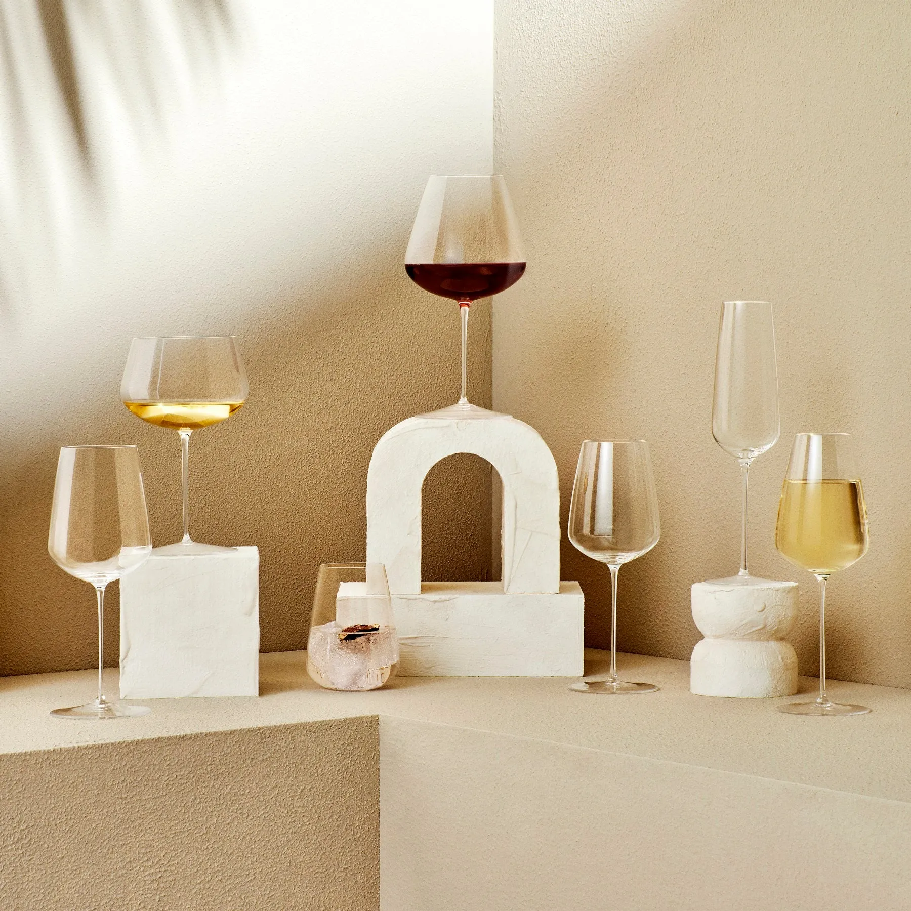Stem Zero Set of 2 Flute Champagne Glasses