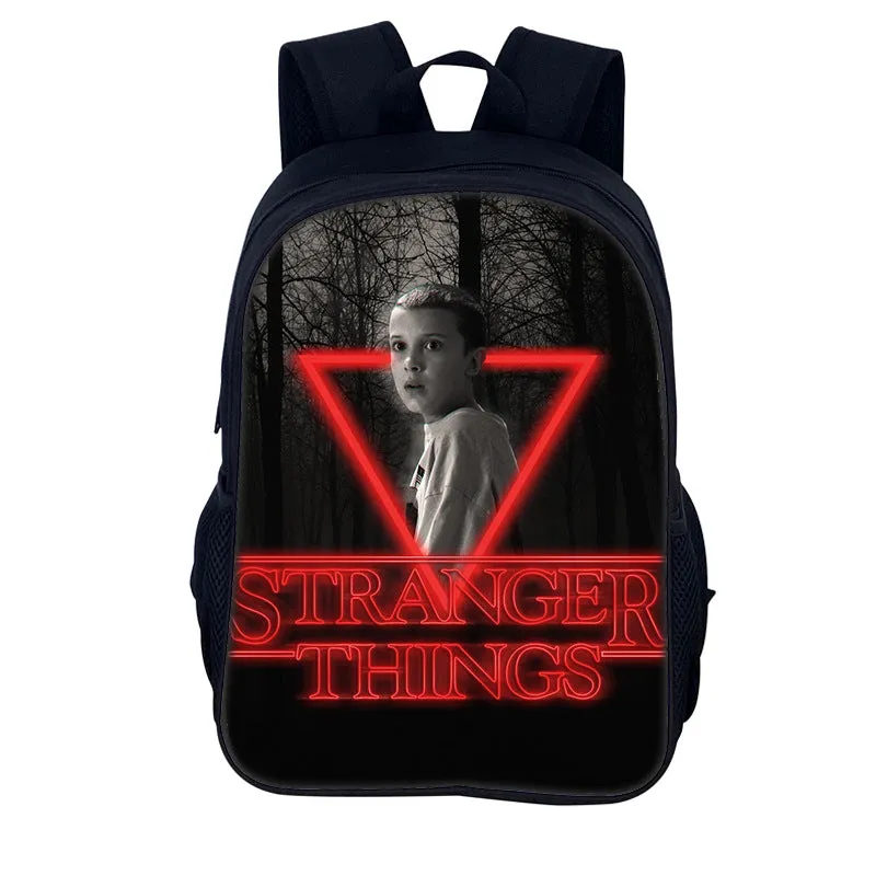 Stranger Things Backpack Youth Casual Backpack Man and Woman Cartoon School Bag Large-Capacity Backpack