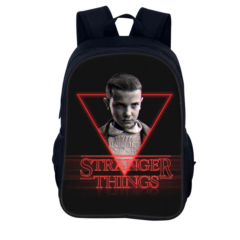 Stranger Things Backpack Youth Casual Backpack Man and Woman Cartoon School Bag Large-Capacity Backpack