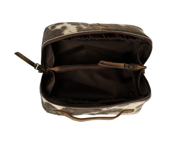 STS Elise Cowhide Hair-On Makeup Bag STS33928