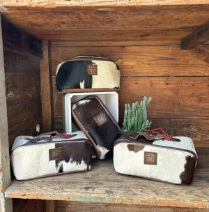 STS Elise Cowhide Hair-On Makeup Bag STS33928