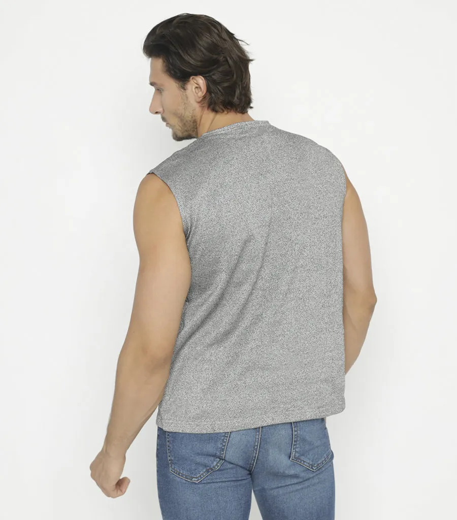 STYLISH ARMOR Crew Neck Sleeveless Top