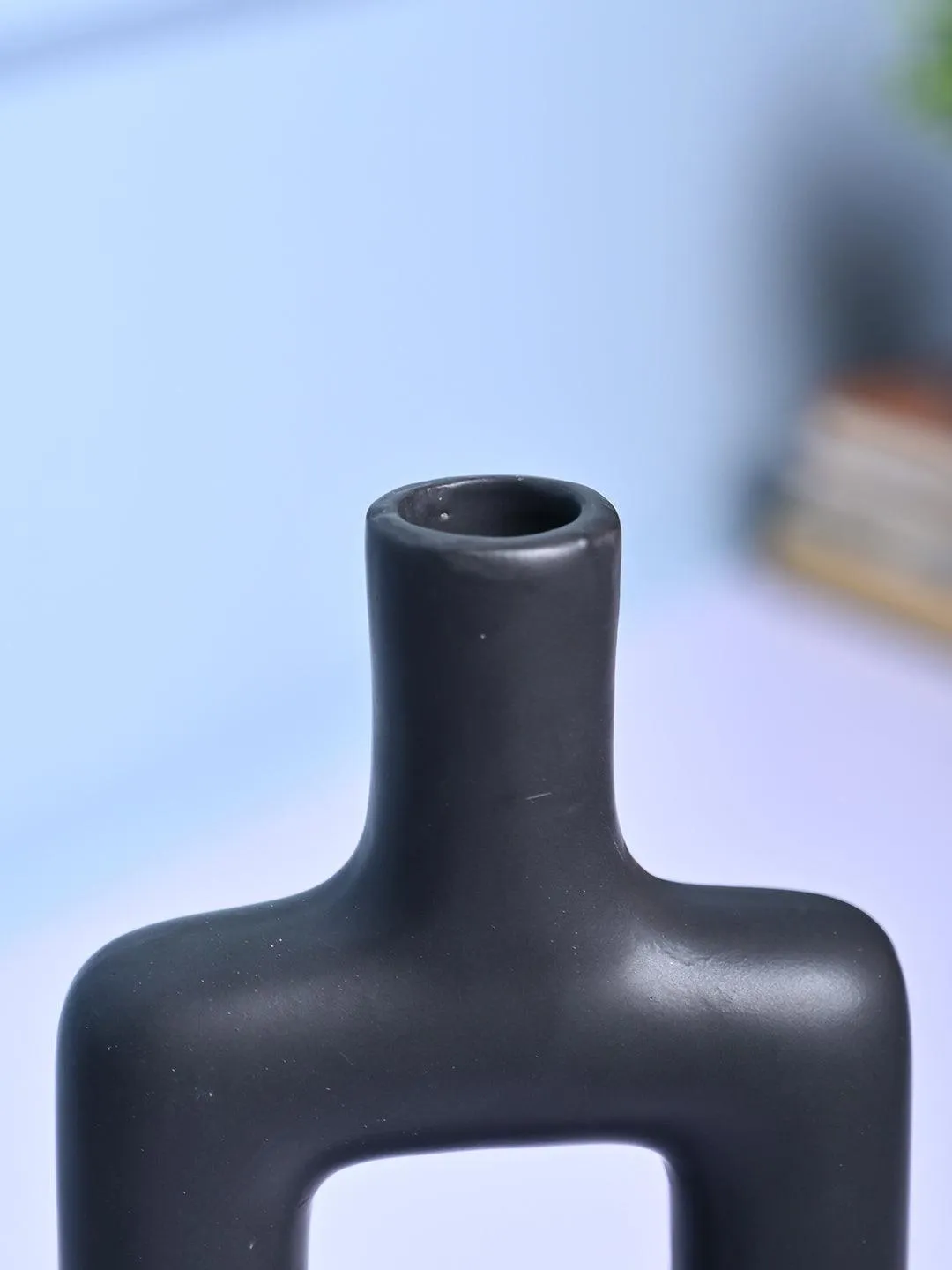Stylish Black Ceramic Vase