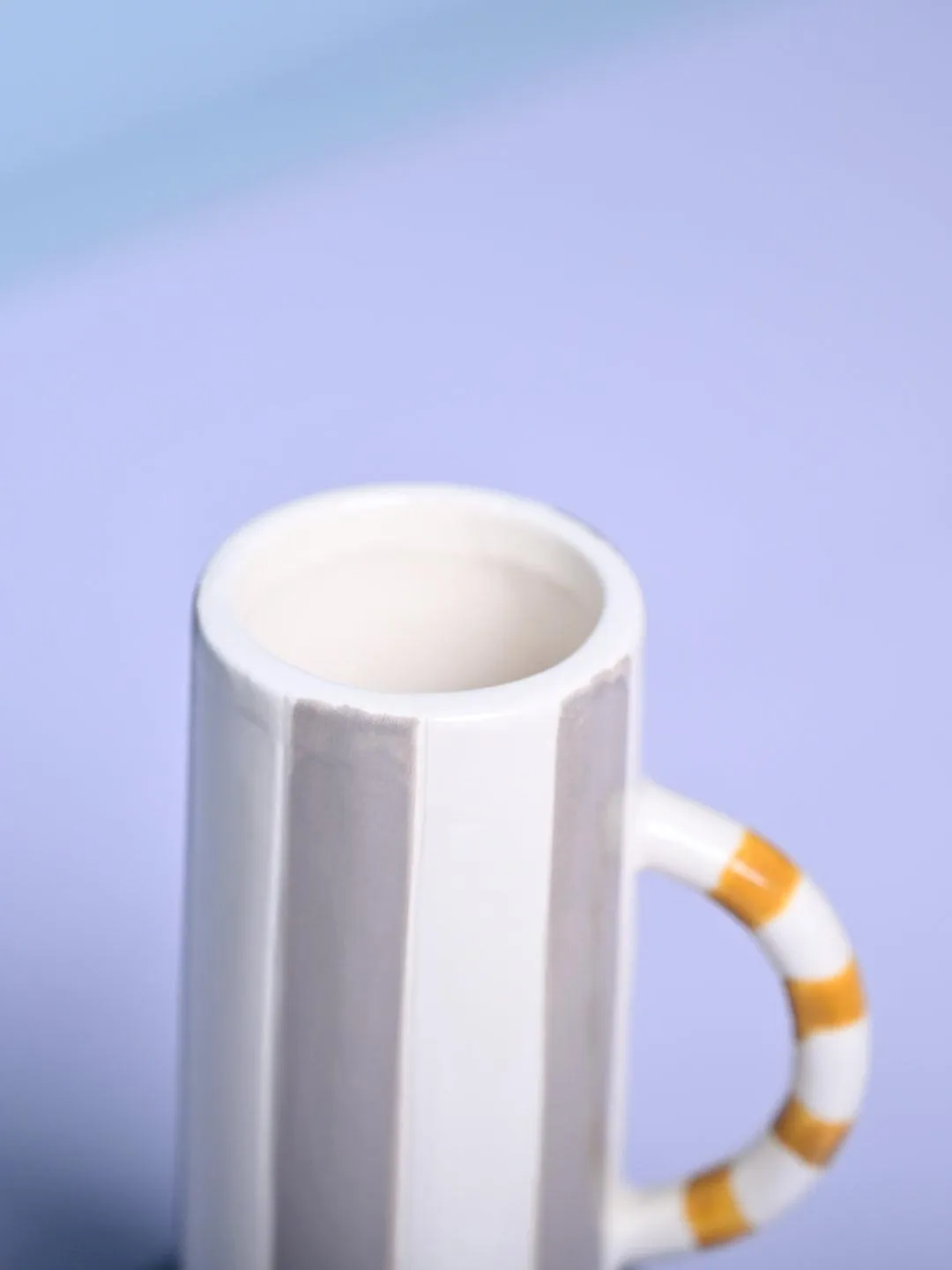 Stylish Blue Ceramic Vase