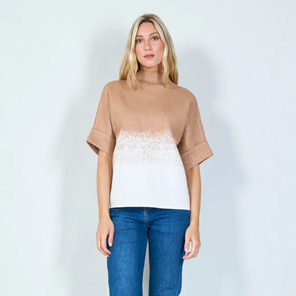 Stylish gradient knit top wholesale