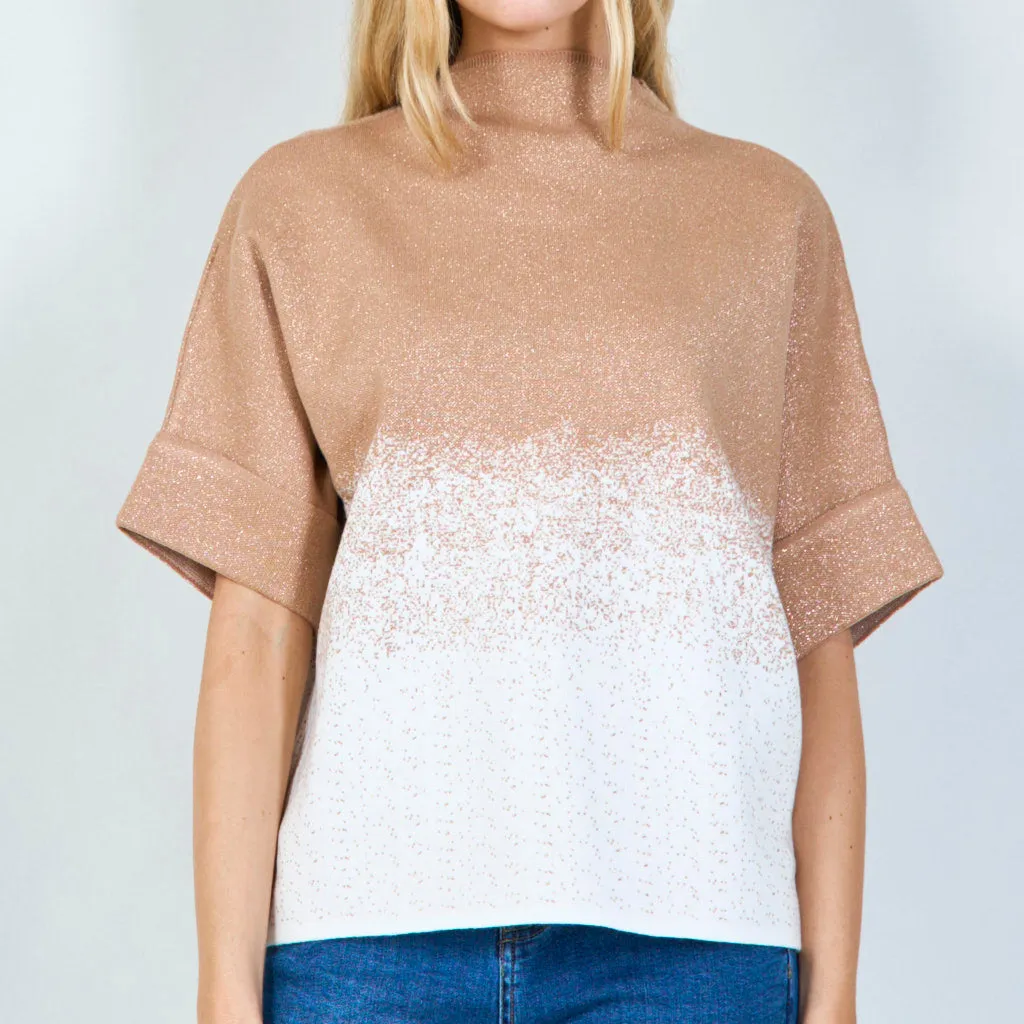 Stylish gradient knit top wholesale