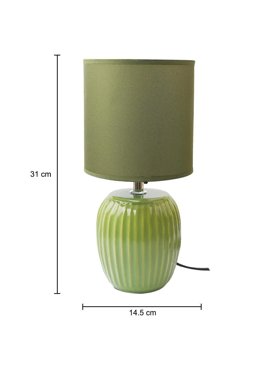 Stylish Light Green Table Lamp